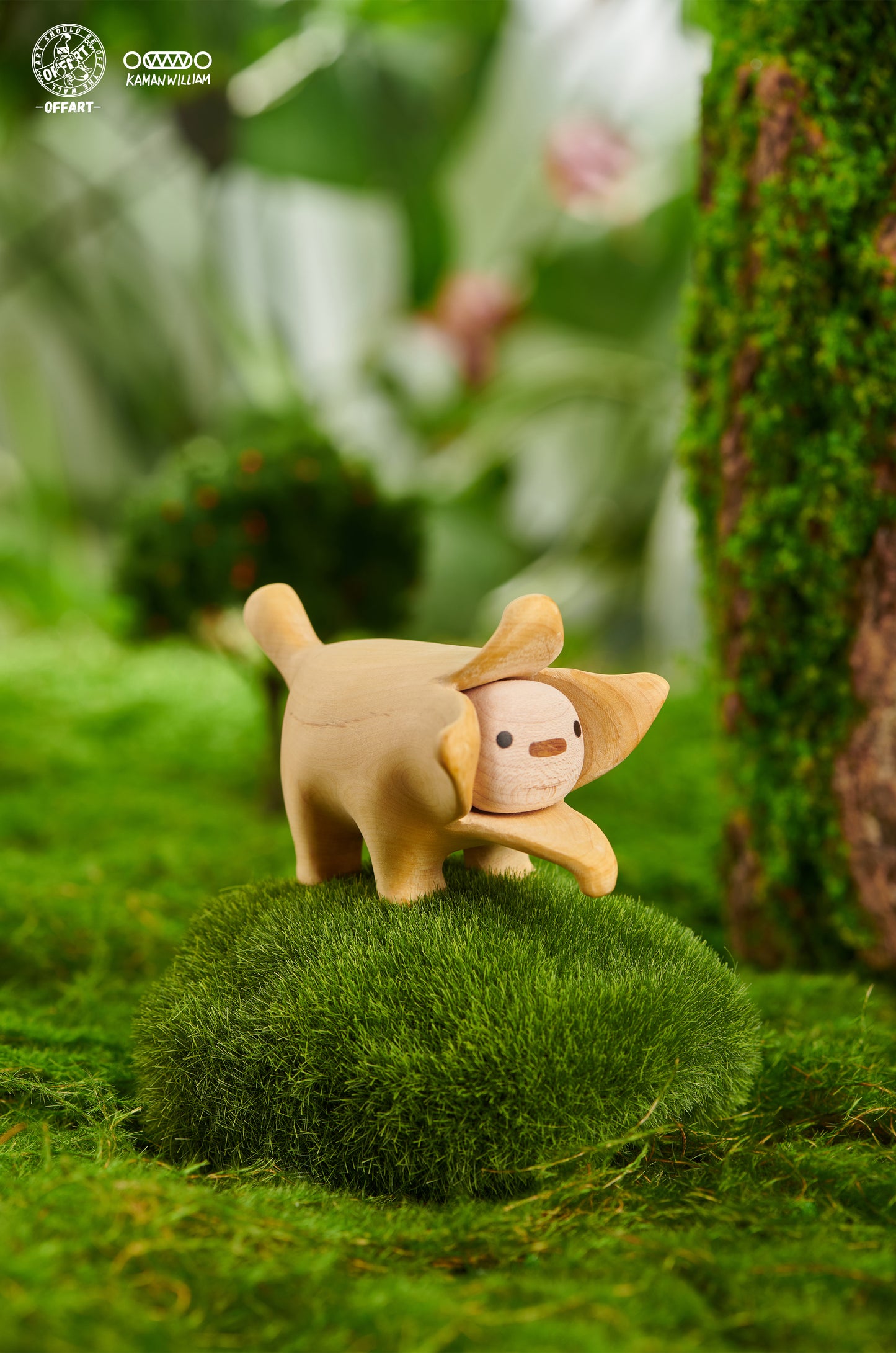 OFFART X Kamanwilliam Bananaers Dog Wooden Mini Limited Edition