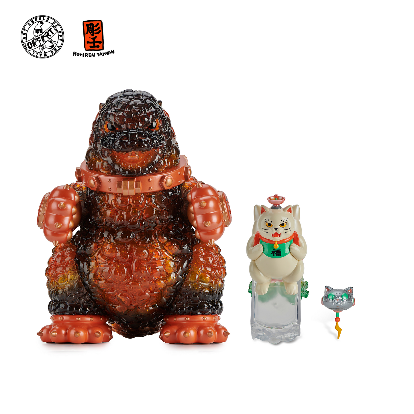 OFFART X Horiren Red Flame Hundred Cats Full Body Edition