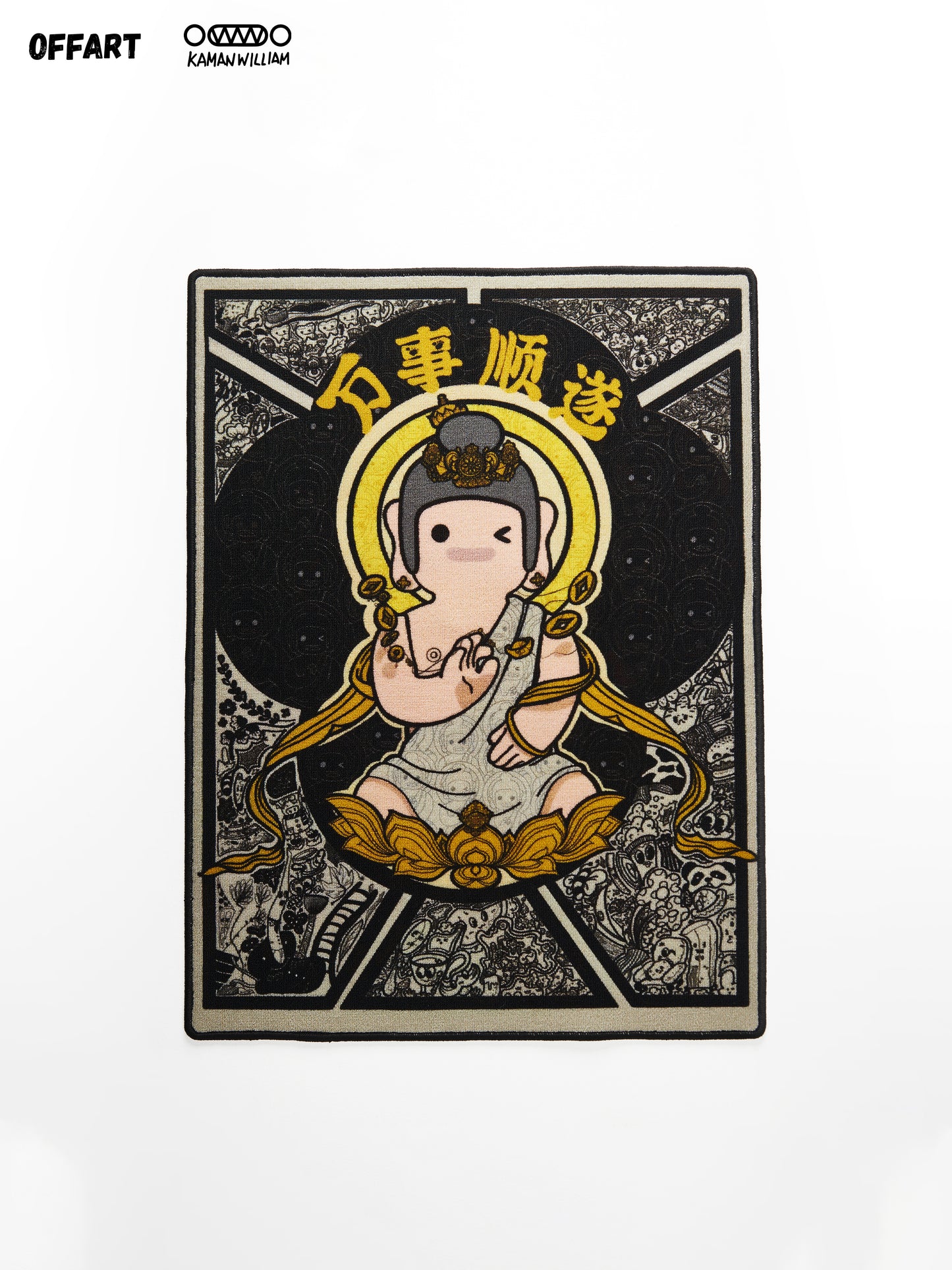 【PRE-ORDER】 OFFART X Kamanwilliam OK Buddha - "Step & OK" Fortune Carpet