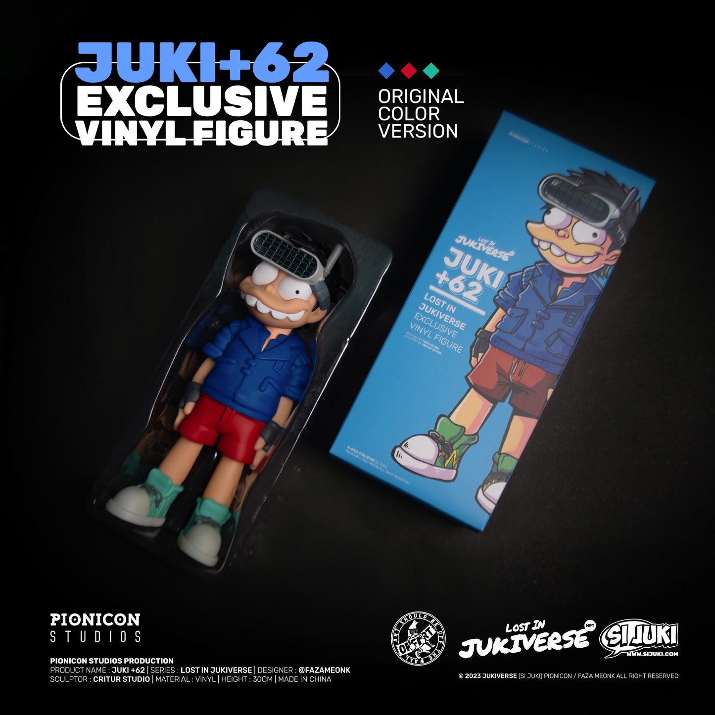 PIONICON Studio X Faza Meonk Juki +62 Advanture Vinyl