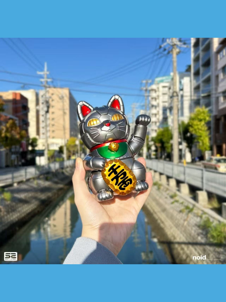 【IN STOCK】Hong Kong Mechanical Maneki-neko Statue