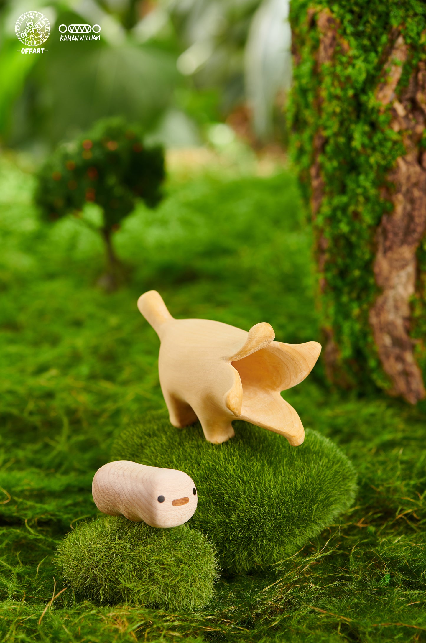 OFFART X Kamanwilliam Bananaers Dog Wooden Mini Limited Edition