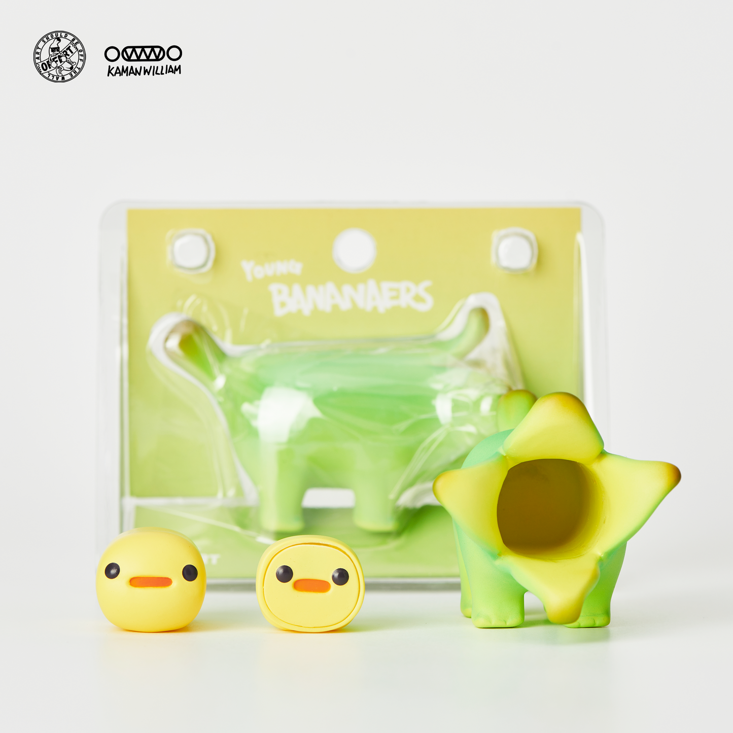 OFFART X Kamanwilliam Mini Bananaer Dog Young Green Edition