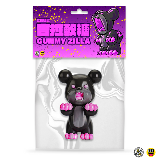 OFFART X Just Kidding Gummy Monster Kaiju Zilla Exclusive Purple Edition