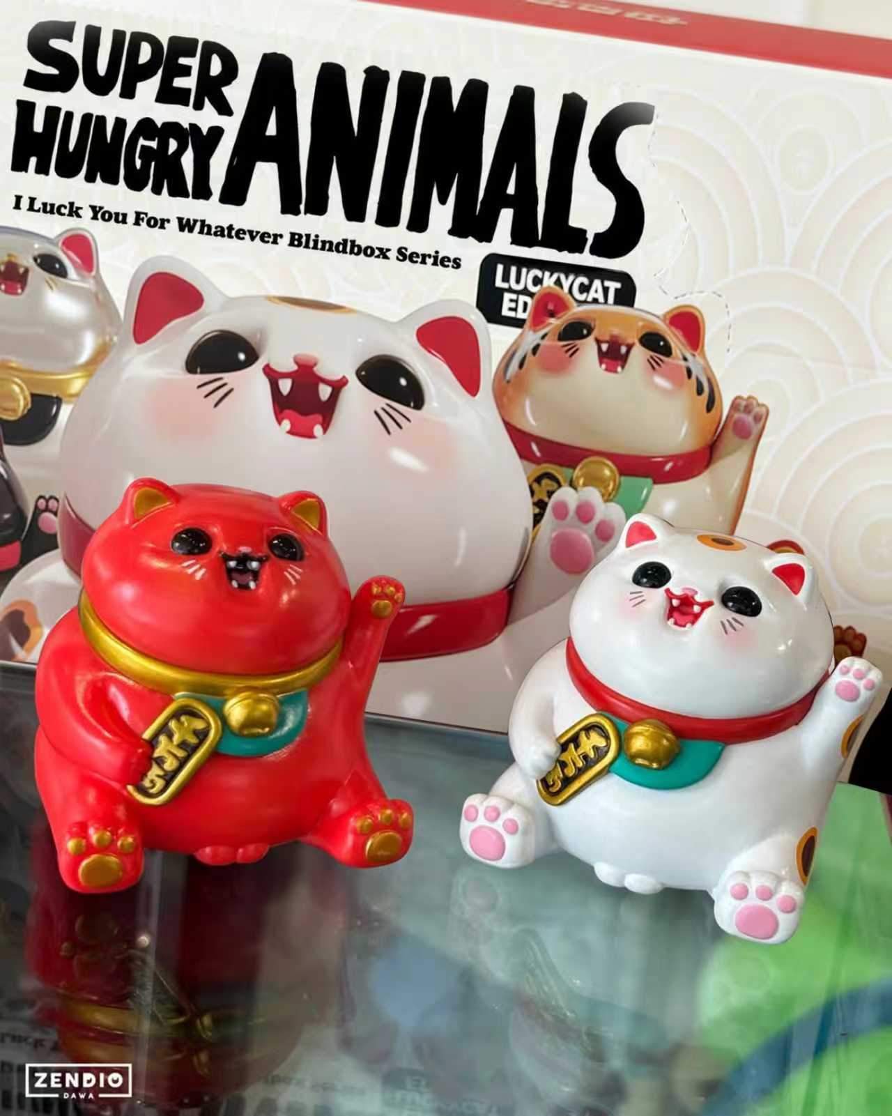 【IN STOCK】SUPER HUNGRY ANIMALS LUCKYCAT - I Luck You Whatever Blind Box series