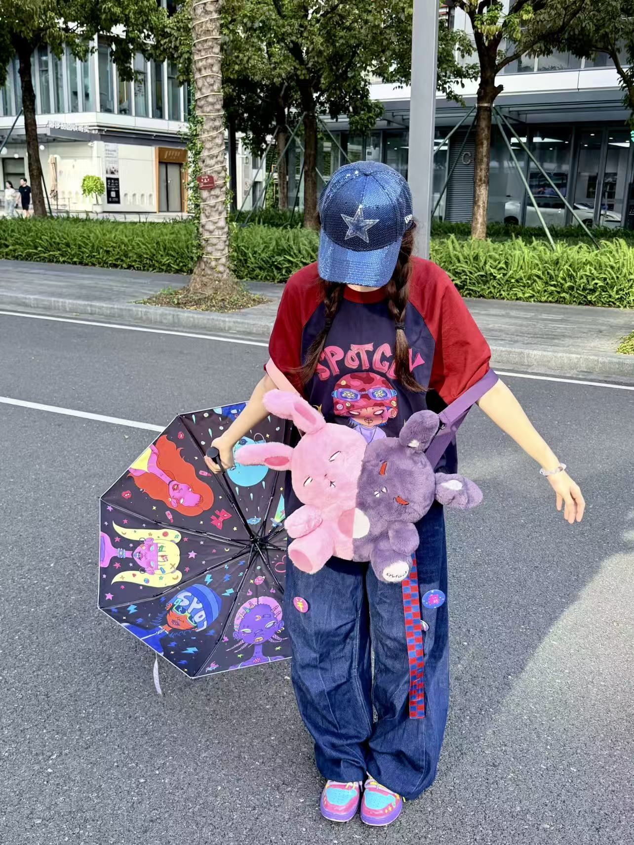 【PRE-ORDER】 Yokilea - Slacker Rabbit & Angry Rabbit Plush Toy Backpack