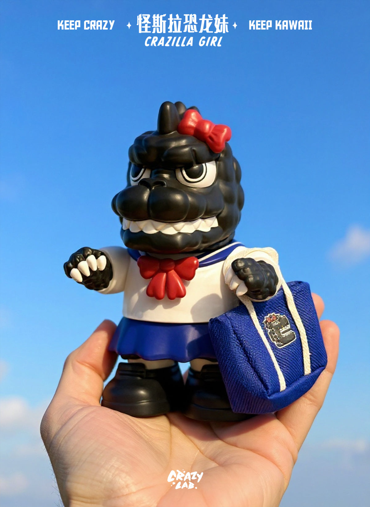 【PRE-ORDER】 James Lee -  Mini Crazilla Girl Original Designer Cute Monster Trend Toy Figurine