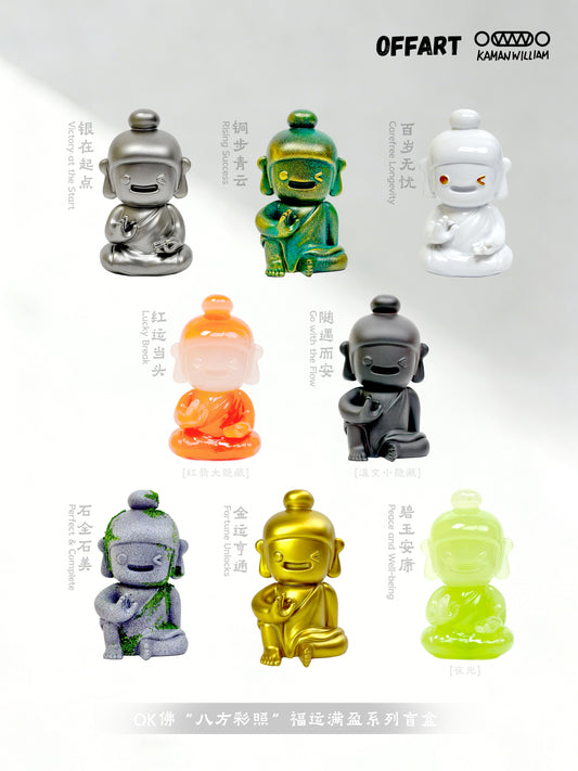 【Pre-sale】[Whole Set]OFFART X Kamanwilliam OK Buddha's "Eight Directions Radiant Fortune" Blind Box Collection